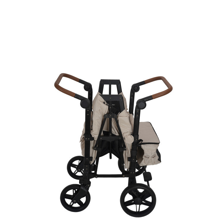 Luxury 4-Seat Folding Stroller Wagon with Canopy