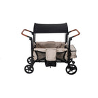 Luxury 4-Seat Folding Stroller Wagon with Canopy