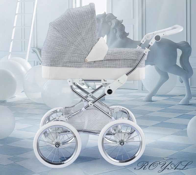 European Royal 3-in-1 Baby Stroller – Sit & Recline